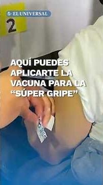 Influenza H3N2 dónde vacunarte contra la “Súper Gripe” en CDMX #shorts