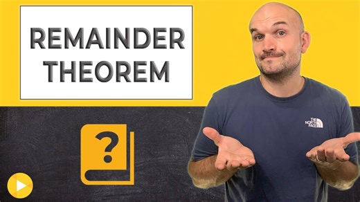 What is the remainder theorem for polynomials?