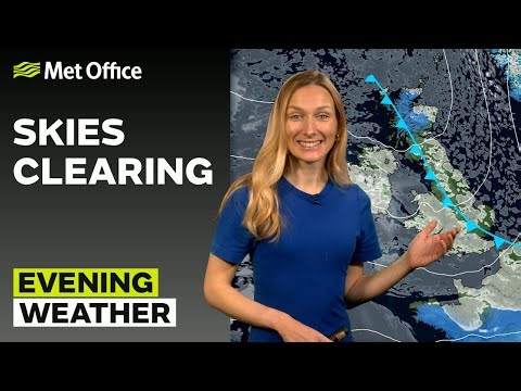 29/12/2025 - Skies starting to clear - Evening Weather Forecast UK – Met Office Weather