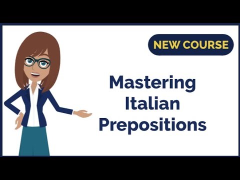 🎓NEW COURSE: ✨Mastering Italian Prepositions✨