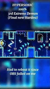 Hypersonic 100% (Extreme Demon) by Viprin