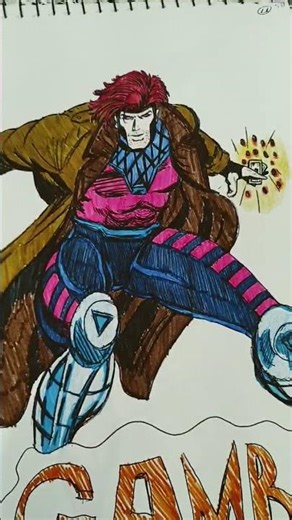 Gambit #art #drawing #marvel #gambit