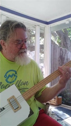 Big Bottom Drives Me Out Of My Mind How Could I Leave This Behind #cigarboxguitar #music #shorts