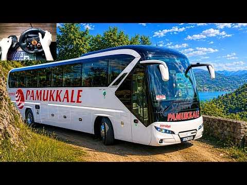 Realistic Bus Driving Through Narrow Roads of Bosnia | Bus simulator | Logitech G29 Setup | #ets2
