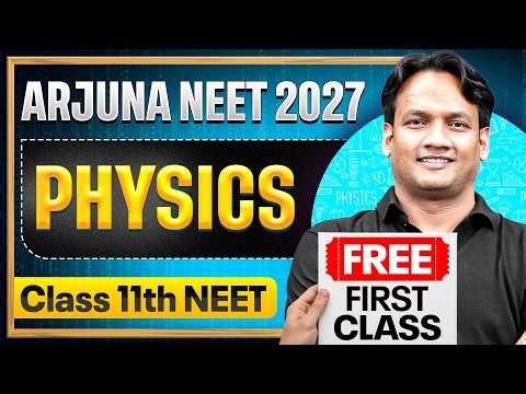 1st FREE Physics Class by NKC Sir | Arjuna NEET 2027🔥