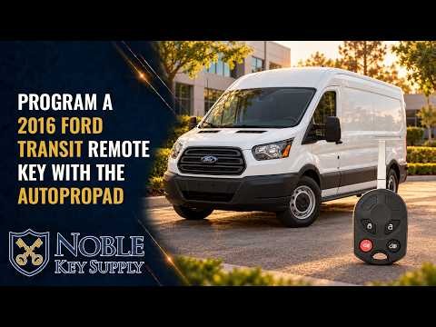 2016 Ford Transit Remote Head Key Programming with AutoProPAD