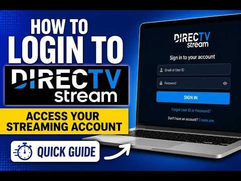 How to Login to DIRECTV Stream - Access Your Streaming Account - Quick Guide
