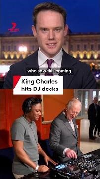 King Charles hits DJ decks in Manchester