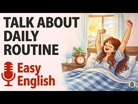 Learn British English 🇬🇧 Daily Routine | Slow & Easy English Speaking Practice | Beginners Podcast