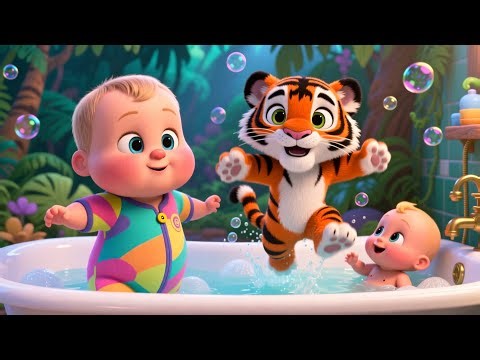 Splash Splash Bath Time 🛁💦 | Fun Learning & Play for Toddlers | Preschool Activity Video