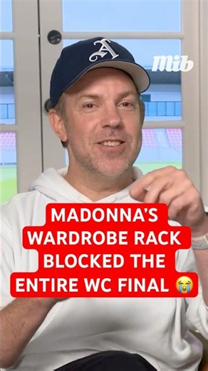 MADONNA’S WARDROBE RACK WAS BLOCKING THE TED LASSO CREW’S VIEW OF THE WORLD CUP FINAL