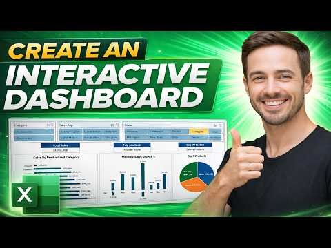 Build an Auto-Updating Excel Dashboard (Power Query + PivotTables)