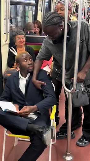 Me and My Chair in the Paris Subway