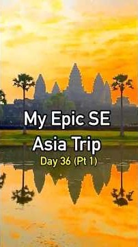 🌅 Bucket List Sunrise at Angkor Wat 🤯 Cambodia’s Most Iconic Temple | Day 36 (Pt 1)