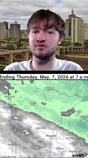 Relatively Dry Weather Expected For The Next Week... #twincities #wiwx #mnwx #weather #shorts