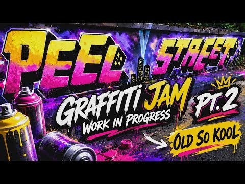 Graffiti Jam Work in progress / part 2 Peel Street June 2026 