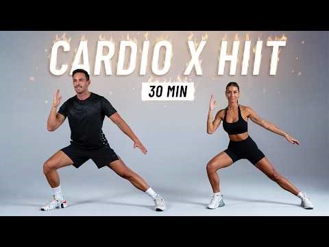 30 MIN CARDIO HIIT WORKOUT - ALL STANDING - Full Body, No Equipment, No Repeats
