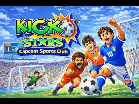 Capcom Sports Club - Kick Stars (Arcade) – Remastered Full Gameplay