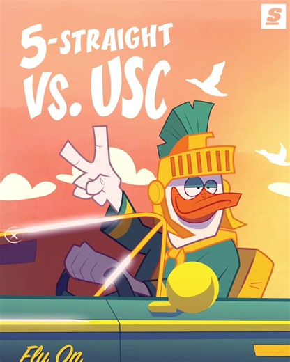 No. 20 Oregon rides out of Los Angeles with its 5th straight win over No. 12 USC.🦆 #oregon #usc #ncaa #collegefootball