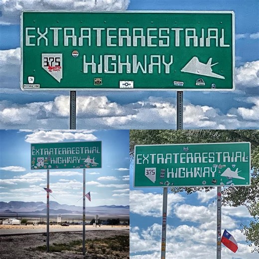 Quirky Roadside USA | Extraterrestrial Highway, Area 51, Rachel, NV and Nevada’s black mail box. | Facebook