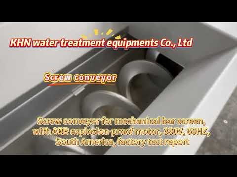 Screw Conveyor (ABB Explosion-Proof Motor) for South American Wastewater Plant#Screw conveyor
