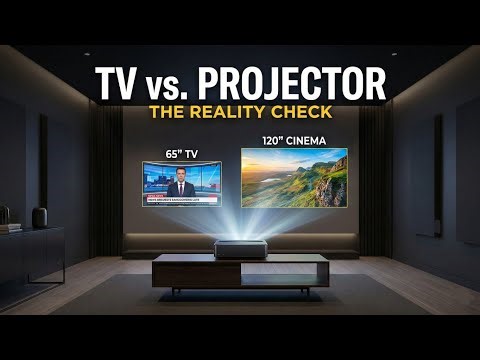 TV vs Projector: The Reality! 🤯 Fizix FX PRO Review (Don't Buy TV Before Watching)