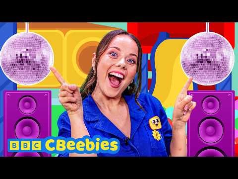 Jump, Wiggle & Get Moving! CBeebies House Dance Party with Evie 🪩💃🕺| CBeebies House