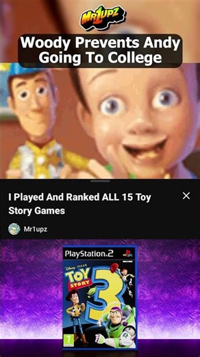 Woody Stops Andy Leaving For College - Toy Story 3 (Playstation 2)