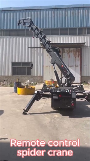 3 ton black spider crane