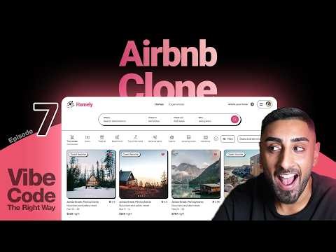 🟢 Let's Vibe Code an Airbnb Clone with AI! | Beginner Series Ep #7 (Cursor, Clerk, Stripe Connect)