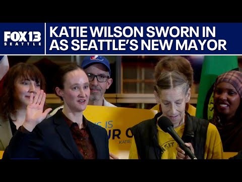 Katie Wilson sworn in as Seattle’s new mayor | FOX 13 Seattle