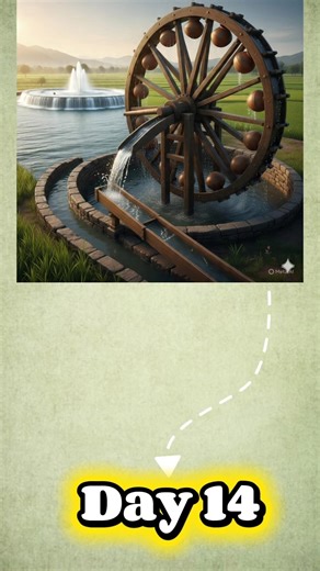 Water Wheel Banane ka ye he Day 14 #minivlog #shorts #vlog #judwaavlog #waterwheel #waterfall