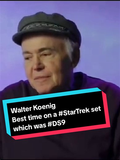 As we learn of the sad passing of #walterkoenig, who played #StarTrek #TOS #Chekov, we look back at an interview where he talks about his best time on a Star Trek set. which was on #ds9