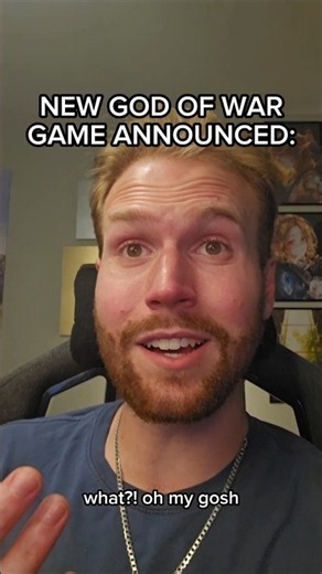 NEW GOD OF WAR GAME ANNOUNCED #shorts