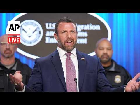 LIVE: Markwayne Mullin and ICE officials hold a press conference