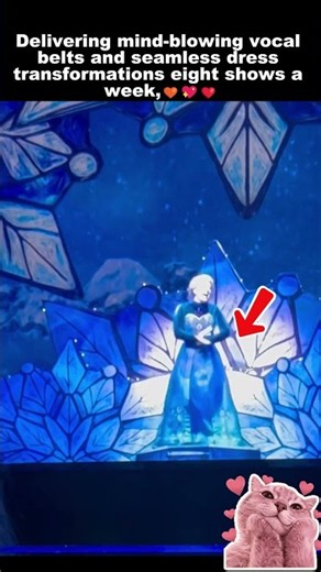 How Emily Kristen Morris Nailed Elsa's Iconic Stage Magic & Quick Change #shorts #shortvideo #fyp