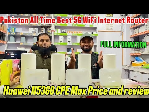 Huawei N5368 CPE Max 5G Router Review | Best 5G SIM Router for Home & Office