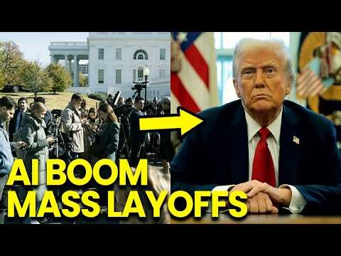 Trump CELEBRATES AI Boom Tech Giants ANNOUNCE 250,000 Layoffs Simultaneously