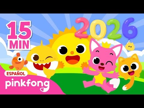 Feliz Año Nuevo 2026🥳 | Las Mejores Canciones de Pinkfong y Tiburón Bebé | Pinkfong en español