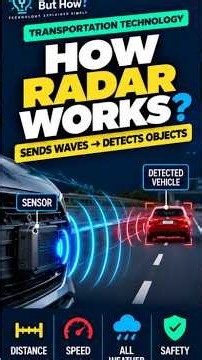 How Does Radar Work? | Radio Waves, Distance & Speed Detection Explained | Tech But How?#engineering