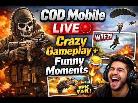 COD Mobile LIVE 🔴 Crazy Gameplay + Funny Moments 😂🔥