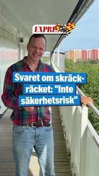 Svaret om skräckräcket: ”Inte säkerhetsrisk”