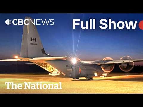 CBC News: The National | Wildfires trigger airlifts and anger