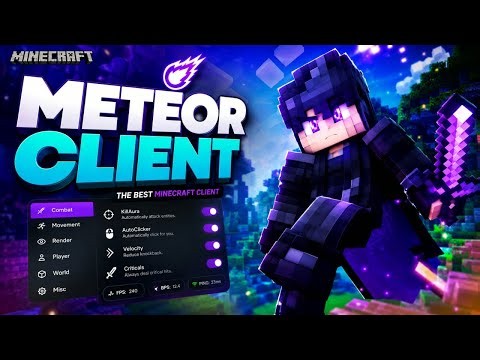 🔥 [Upd] Meteor Client - Best FREE Minecraft Hacked Client in 2026! (1.8.9 - 1.21.11+)