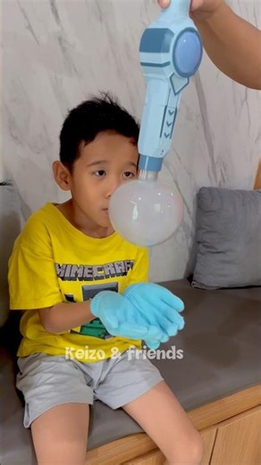 Papi bikin Keizo nangis lagi pecahin balon asap⁉️