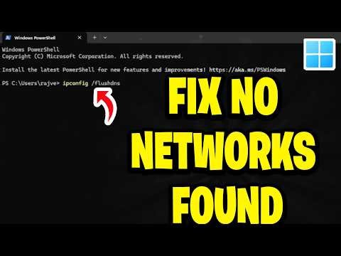 How To Fix No WiFi Networks Found In Windows 11