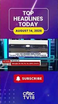 Top Headlines | Stocks slip further | JLR drags TaMo PV | N18S | CNBC TV18