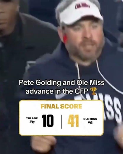 Ole Miss advances to the Quarterfinal 🏆