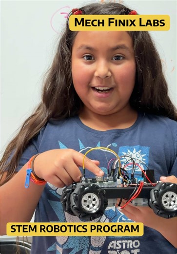 Our students are building the foundations of autonomous technology. They design and program smart cars using C that can follow multiple paths and make real decisions. This is how autonomous vehicles actually work starting with logic, motion, and control. As students progress, they add more sensors and work with real-time data, learning how intelligent systems respond to their environment. These same fundamentals power self-driving cars and space rovers. Before sending a rover to Mars, you must f