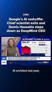 Google's AI reshuffle: Chief scientist exits and Demis Hassabis steps down as DeepMind CEO